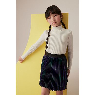Girls 4-12 NEXT Ecru Roll Neck Sweater