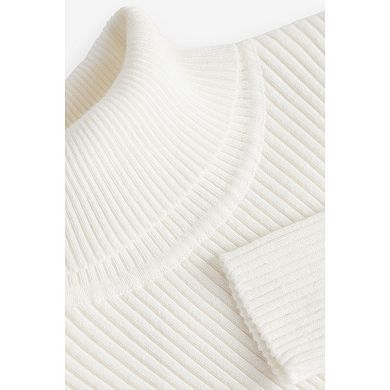 Girls 4-12 NEXT Ecru Roll Neck Sweater