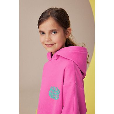 Girls 4-12 NEXT Enjoy Your Journey Printed Longline Hoodie