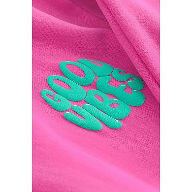 Girls 4-12 NEXT Enjoy Your Journey Printed Longline Hoodie