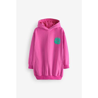 Girls 4-12 NEXT Enjoy Your Journey Printed Longline Hoodie