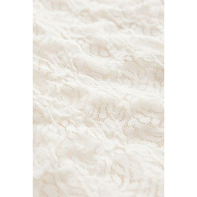 Girls 4-12 NEXT Cotton Lace Long Sleeve Top