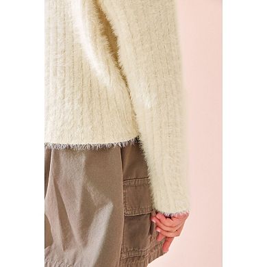 Girls 4-12 NEXT Long Sleeve Fluffy Sweater