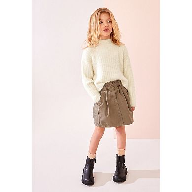 Girls 4-12 NEXT Long Sleeve Fluffy Sweater