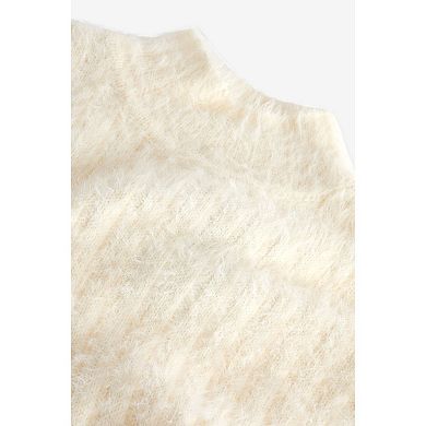 Girls 4-12 NEXT Long Sleeve Fluffy Sweater