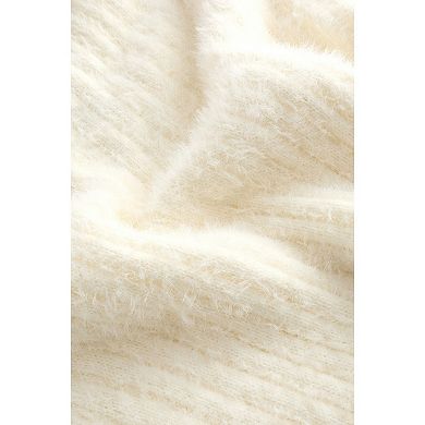 Girls 4-12 NEXT Long Sleeve Fluffy Sweater