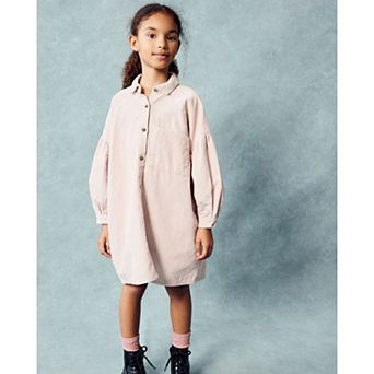 Girls 4-12 NEXT Corduroy Cotton Shirt Dress