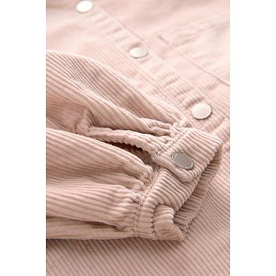 Girls 4-12 NEXT Corduroy Cotton Shirt Dress