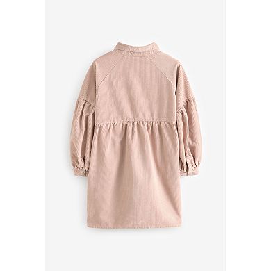 Girls 4-12 NEXT Corduroy Cotton Shirt Dress