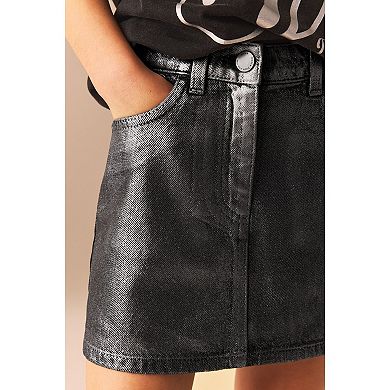 Girls 4-12 NEXT Foil 5 Pocket Cotton Skirt