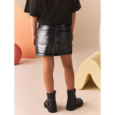 Girls 4-12 NEXT Foil 5 Pocket Cotton Skirt
