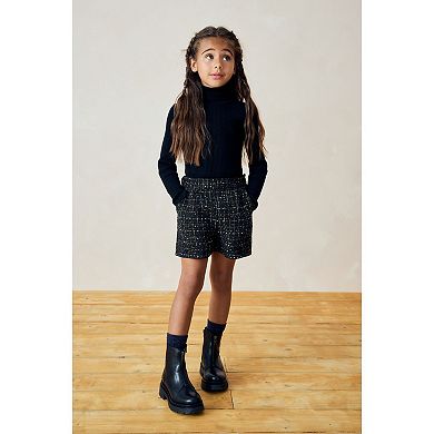 Girls 4-12 NEXT Sequin Check Shorts