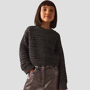 Girls 4-12 NEXT Metallic Sweater