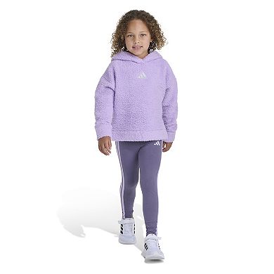 Baby & Toddler adidas 2-pc. Sherpa Fleece Hoodie & Leggings Set