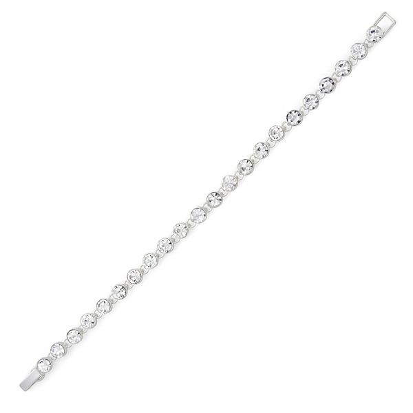 Nine West Tennis Flex Bracelet - Silver Tone