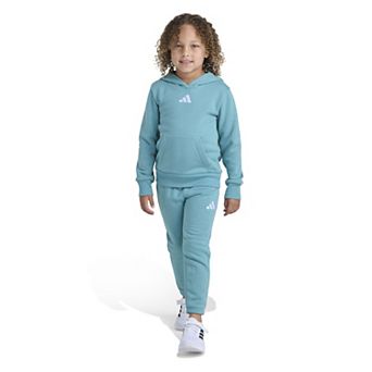 Girls 4-6x adidas Long Sleeve Pullover Hoodie & Joggers Set