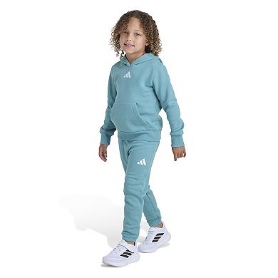 Girls 4-6x adidas Long Sleeve Pullover Hoodie & Joggers Set