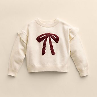 Girls 4-12 Little Co. by Lauren Conrad Ruffle Sleeve Sweater