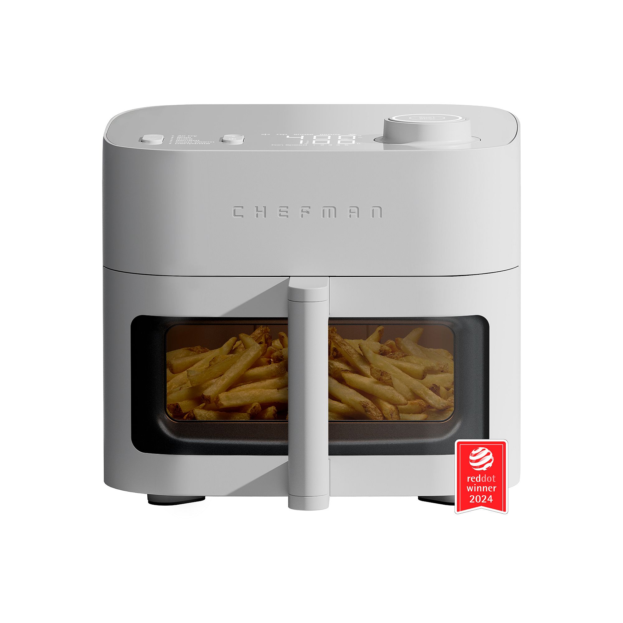 Chefman Crispinator 8-qt. Digital Air Fryer, White