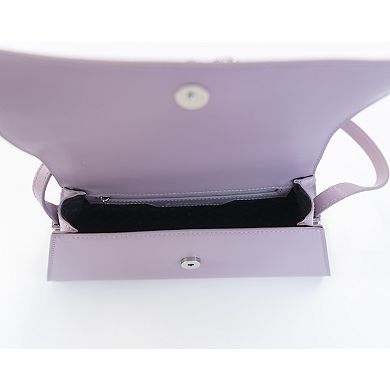 BCBGeneration Angled Flap Shoulder Bag with Bow