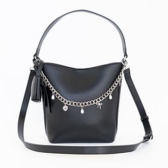 BCBGeneration Bucket Bag with Draped Chain Charm