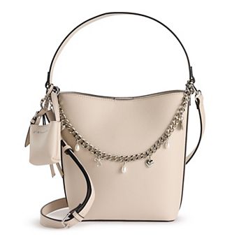 BCBGeneration Bucket Bag with Draped Chain Charm