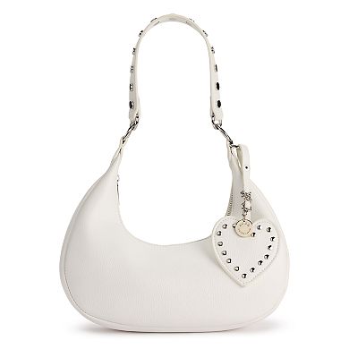 BCBGeneration Wear-2-Ways Studded Half Moon Bag