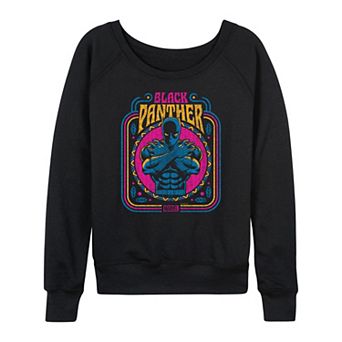 Women's Marvel Black Panther Tribal French Terry Long Sleeve Tee