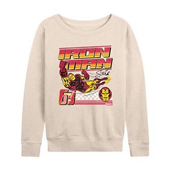 Women's Marvel Iron Man 63 Racing French Terry Long Sleeve Tee