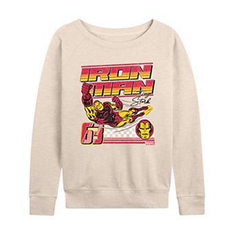 Women's Marvel Iron Man 63 Racing French Terry Long Sleeve Tee