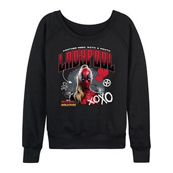 Women's Marvel Deadpool & Wolverine Ladypool French Terry Long Sleeve Tee