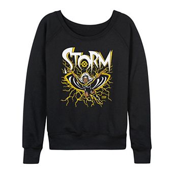 Women's Marvel X-Men Storm Lightning French Terry Long Sleeve Tee