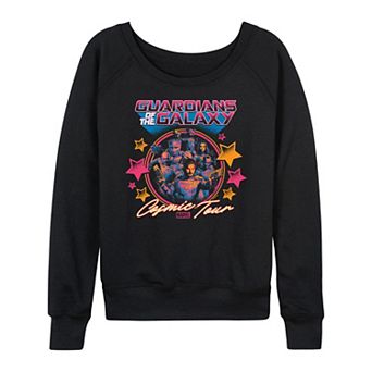 Women's Marvel Guardians of the Galaxy Cosmic Tour French Terry Long Sleeve Tee