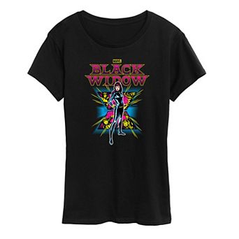 Women's Marvel Black Widow Portrait Graphic Tee