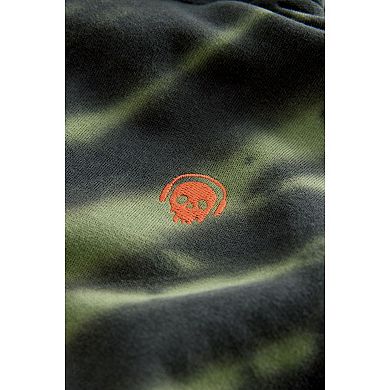 Boys 4-12 NEXT Dark Green Grunge Tie Dye 100% Cotton Hoodie
