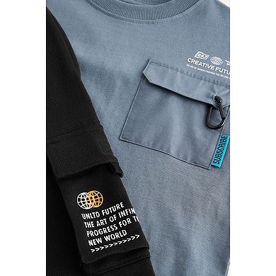 Boys 4-12 NEXT Utility Short Sleeve T-Shirt and Jogger Set