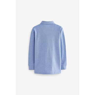Boys 4-12 NEXT Long Sleeve Cotton Polo Shirt
