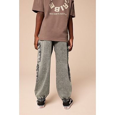 Boys 4-12 NEXT Denim Cargo Cotton Jeans with Elastic Waist