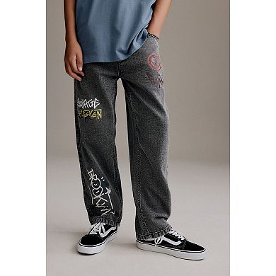 Boys 4-12 NEXT Cotton Graffiti Denim Jeans