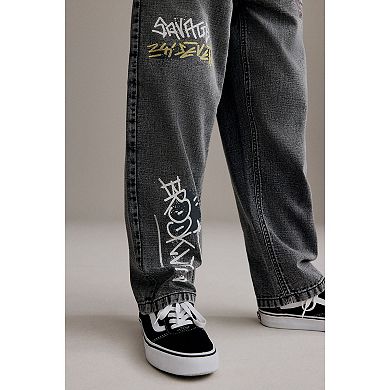 Boys 4-12 NEXT Cotton Graffiti Denim Jeans