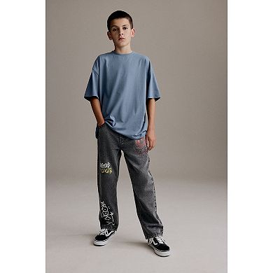 Boys 4-12 NEXT Cotton Graffiti Denim Jeans