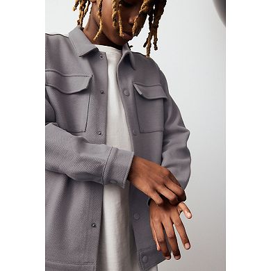 Boys 4-12 NEXT Grey Smart Jersey Shacket