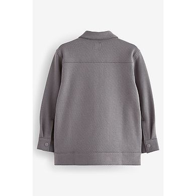 Boys 4-12 NEXT Grey Smart Jersey Shacket
