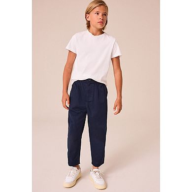 Boys 4-12 NEXT Navy Pleated Tapered Chino Pants