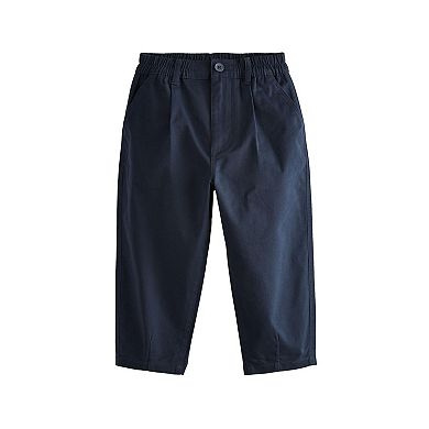 Boys 4-12 NEXT Navy Pleated Tapered Chino Pants