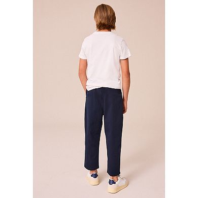 Boys 4-12 NEXT Navy Pleated Tapered Chino Pants