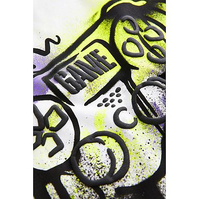 Boys 4-12 NEXT Graffiti Gaming Short Sleeves Graphic Cotton T-Shirt
