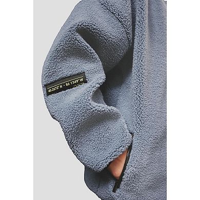 Boys 4-12 NEXT Utility Pocket Zip-Through Borg Fleece