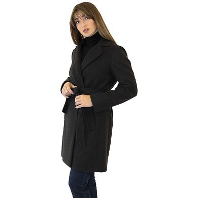 Women's Nine West Belted Coat