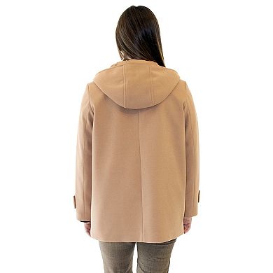 Women's Nine West Hooded Duffle Coat